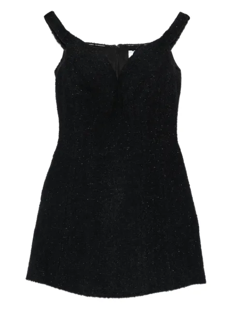 Self-Portrait V-neck mini dress Black RS26075S