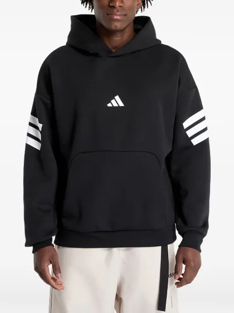 adidas 3-Stripes future icons hoodie Black JD4838