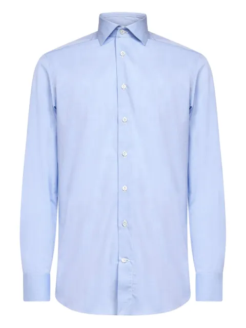 D4.0 button long-sleeves shirt Blue CH003AZZURRO