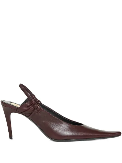 Saint Laurent 75mm Anne-Marie slingback pumps Red 841183AADF12226