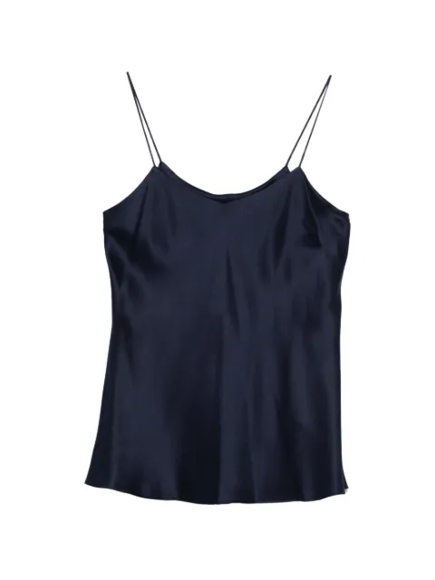 IVORY PARIS spaghetti-strap tank top Blue S0238