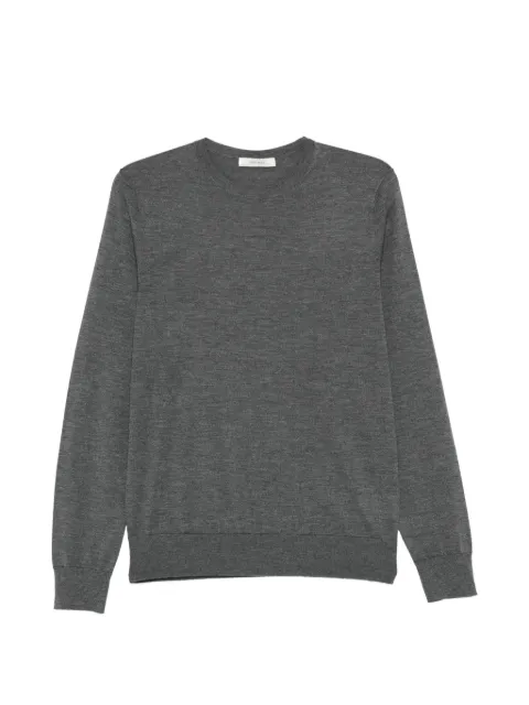 IVORY PARIS crew-neck long-sleeve sweater Grey YM25QD7C3S1089