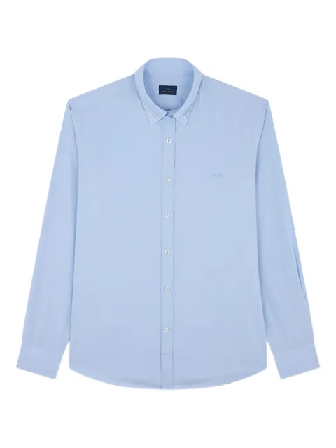 Paul & Shark shark embroidery cotton poplin shirt Blue 99313003477
