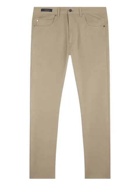 Paul & Shark five-pocket stretch cotton trousers Neutrals 99314013551