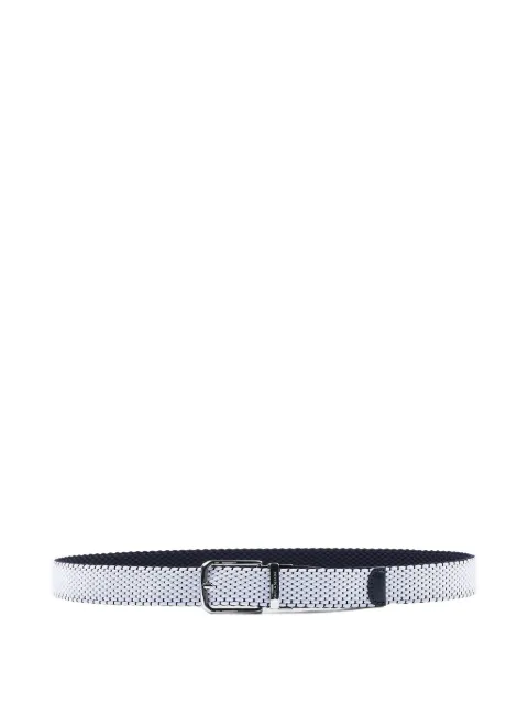 Paul & Shark reversible leather belt White 99316000010