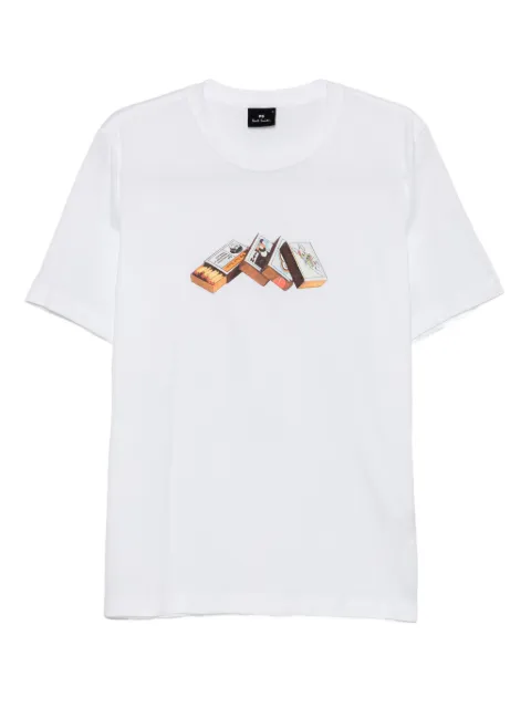 PS Paul Smith graphic-printed T-shirt White M2R011RVP561601