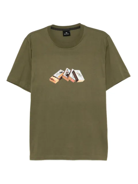 PS Paul Smith graphic-printed T-shirt Green M2R011RVP5616