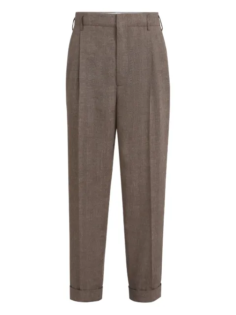 Brunello Cucinelli pleated trousers Brown MZ408L00NC009
