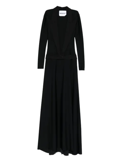 MEDEEA lapels maxi dress Black SWPW