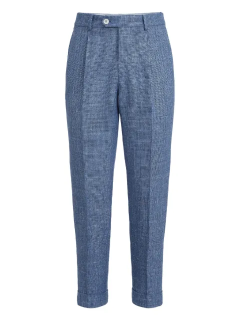 Brunello Cucinelli pleated trousers Blue MZ402L00HC005