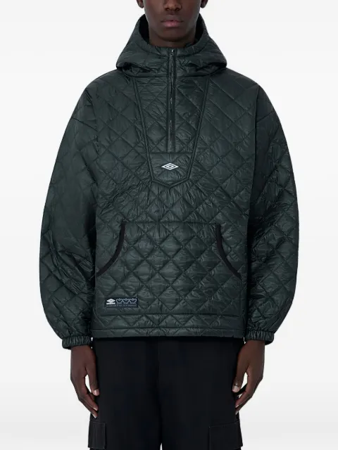 UMBRO padded half-zip hoodie Green UBMW0334FA209GRN0010