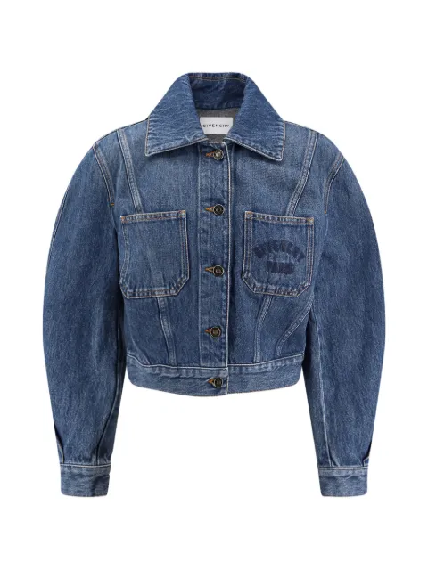 Givenchy cropped denim jacket Blue BW00UC517B
