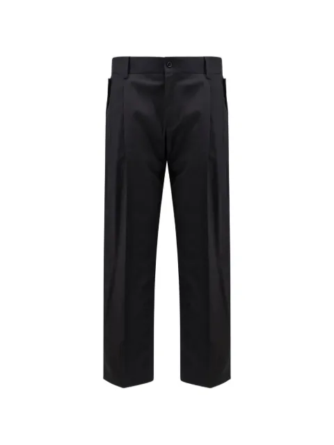 Dolce & Gabbana straight-leg trousers Black GP1O8TFUFJU