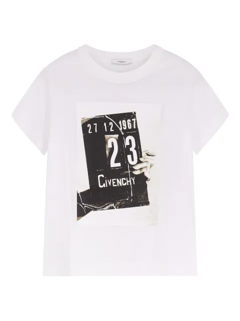 Givenchy graphic T-shirt White BW70FJP7A4100