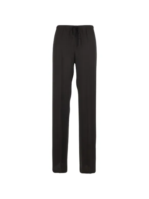 Semicouture drawstring trousers Brown Y6SM38V22