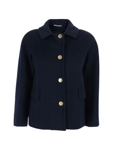 'S Max Mara button-up wool jacket Blue 2619041071600