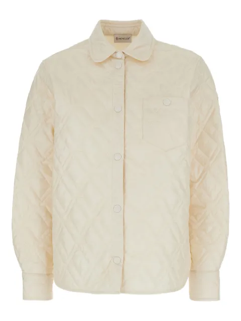 Moncler padded quilted jacket Neutrals L10932F00001788UY