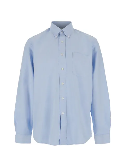 Sebago Oxford button-down chest-pocket cotton shirt Blue 75117ZWXMN