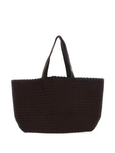 NAGHEDI large Como woven tote bag Brown SN25014LD