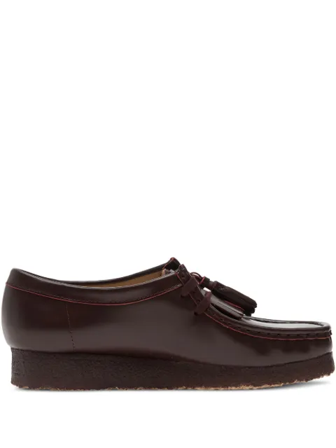 Clarks Originals Wallabee leather Derby shoes Brown 261827444