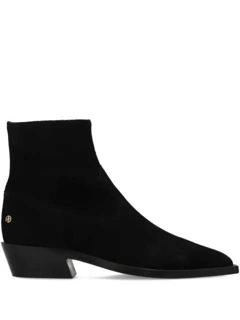 ANINE BING 45mm pointed-toe boots Black A1411498