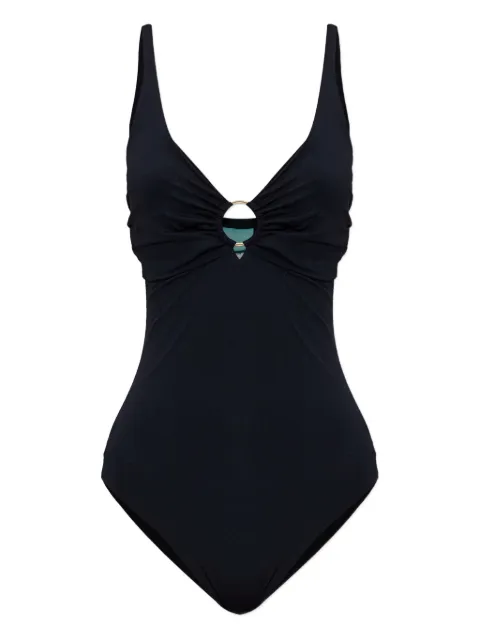 Melissa Odabash ring-detail swimsuit Black ABRUZZOCORE