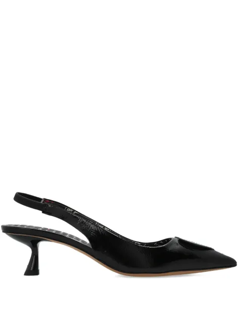 Kate Spade 60mm Lover heart-detailed heels Black KN177