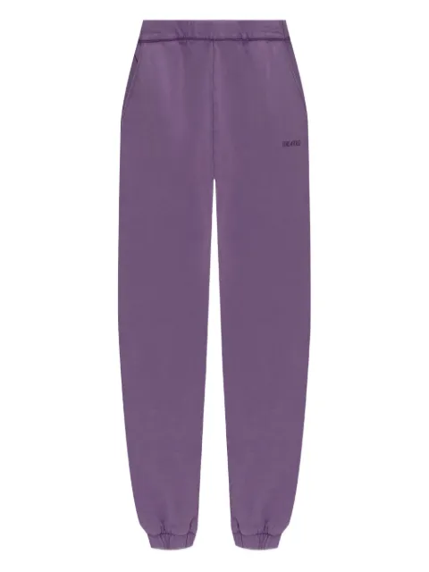 The Attico logo-embroidered track pants Purple 260WCP00034JJF003AA