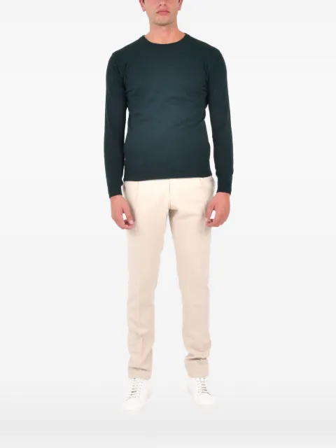 FRANZESE COLLECTION ribbed crew-neck sweater Green MA7065W26BOTTI