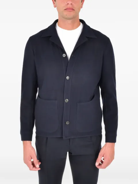 FRANZESE COLLECTION button patch-pockets jacket Blue 2OSCRAATXAQVUI73