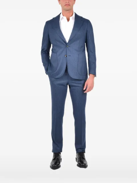 FRANZESE COLLECTION pinstripe suit Blue 16U0NUATXA8LXI78