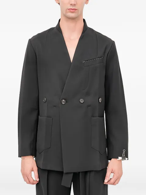 Setchu Origami blazer Black NOLAPELORIGAMIJACKETMATTESHINY
