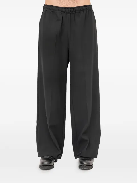 Setchu virgin wool trousers Black PIJAMAPANTS2MATTESHINY