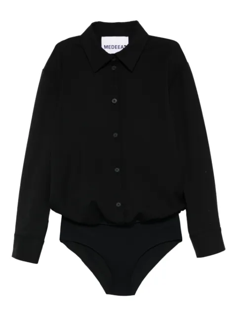 MEDEEA button bodysuit Black BBSW