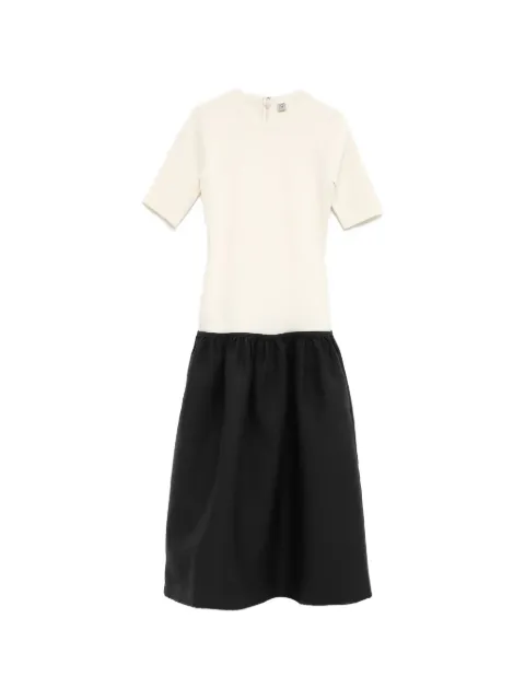 TOTEME twinflower tee dress Neutrals 261WRD0279FB0567116