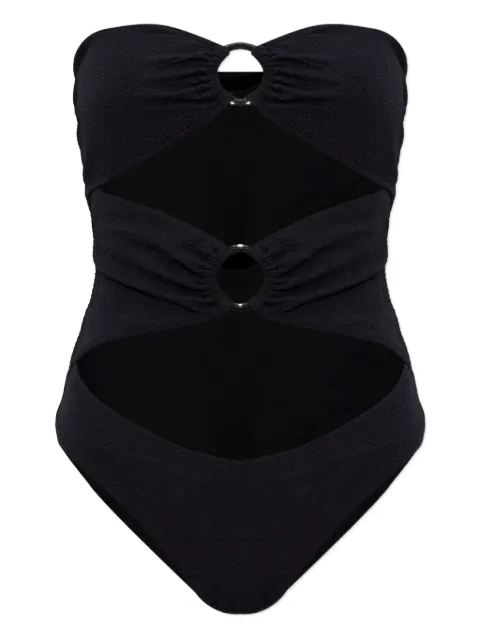 Melissa Odabash Alicante ring-detail swimsuit Black ALICANTECR