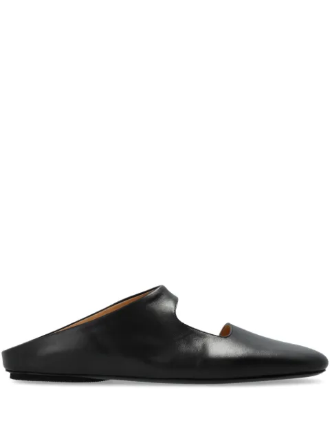 Marsèll Distesa cut-out leather mules Black MW8460P015