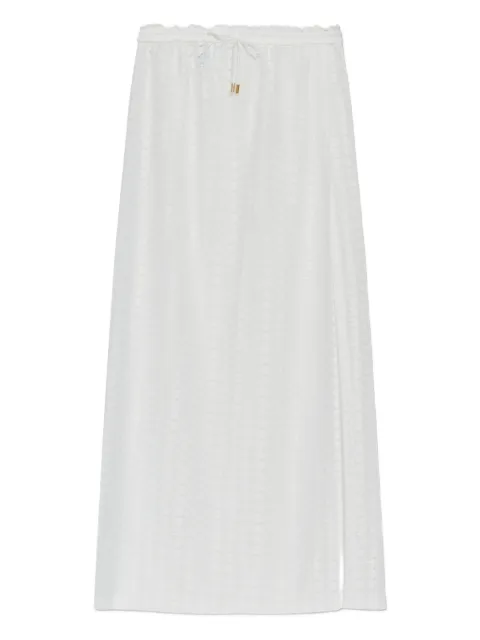 Melissa Odabash drawstring maxi skirt White MENDICR