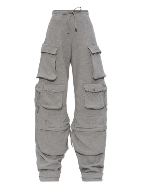 The Attico drawstring cargo track pants Grey 260WCP00260JJF003AA