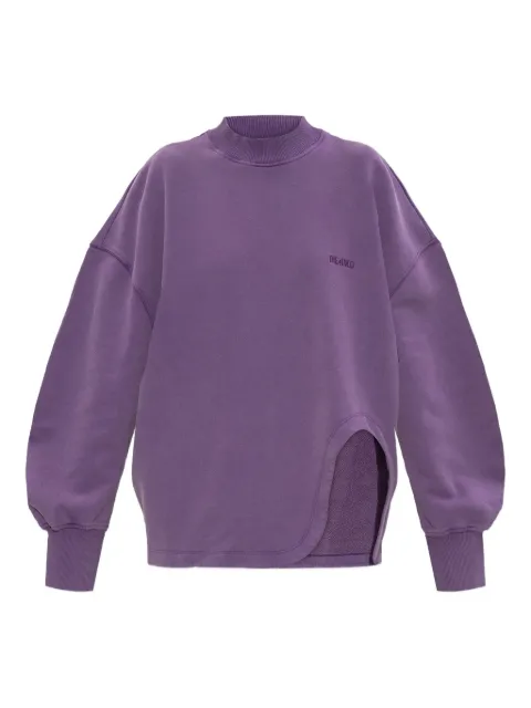 The Attico side-slit sweatshirt Purple 260WCF00024JJF003AA