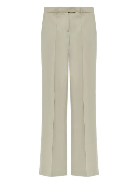 The Attico pressed-crease trousers Neutrals 260WCP00287WWW065AA098