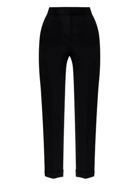 The Attico turn-up hem trousers Black 260WCP00289WWW065AA
