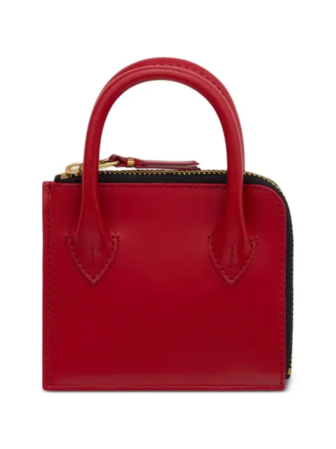 Comme Des Garçons Wallet top handle zip wallet Red SA3100HA