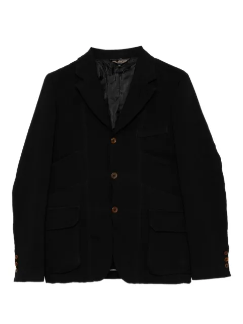 Black Comme Des Garçons panelled blazer Black 1PJ015052