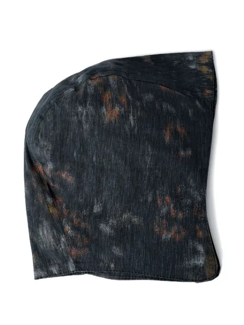 GANNI printed logo bonnet Grey A7231252