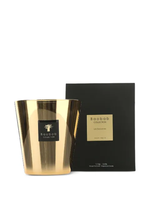 Baobab Collection Les Exclusives Aurum Max 16 scented candle Gold MAX16AUS