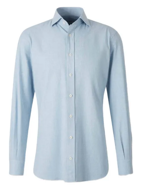 Atelier Munro buttoned collar shirt Blue AMPC07MSHC0217