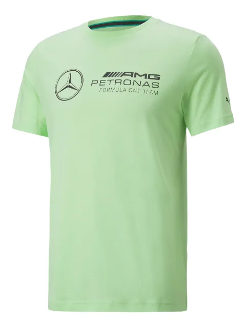 PUMA Mapf1 Mercedes Essential logo-print T-shirt Green 53644716