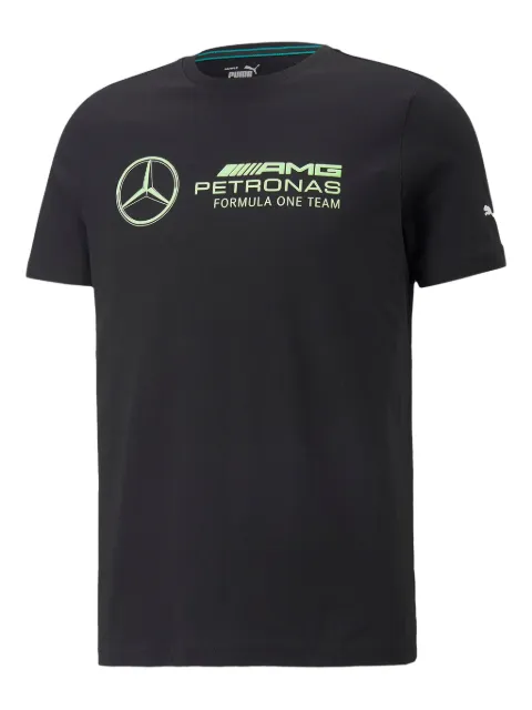 PUMA Mapf1 Mercedes logo-print T-shirt Black 53491701