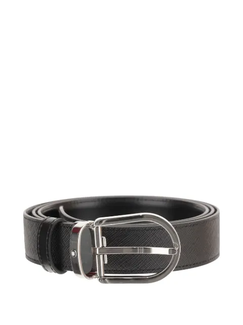Montblanc reversible leather belt Black 198410